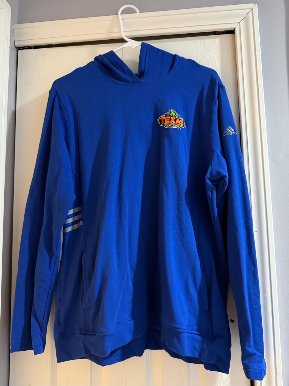 adidas Blue 2XL Logo Pullover